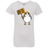 T-Shirts White / YXS May The Porgs Be With You Girls Premium T-Shirt
