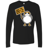 T-Shirts Black / Small May The Porgs Be With You Men's Premium Long Sleeve