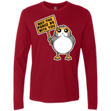 T-Shirts Cardinal / Small May The Porgs Be With You Men's Premium Long Sleeve