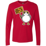 T-Shirts Red / Small May The Porgs Be With You Men's Premium Long Sleeve