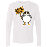 T-Shirts White / Small May The Porgs Be With You Men's Premium Long Sleeve