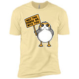 T-Shirts Banana Cream / X-Small May The Porgs Be With You Men's Premium T-Shirt
