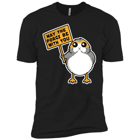 T-Shirts Black / X-Small May The Porgs Be With You Men's Premium T-Shirt