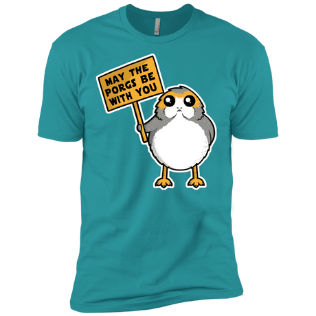 T-Shirts Tahiti Blue / X-Small May The Porgs Be With You Men's Premium T-Shirt