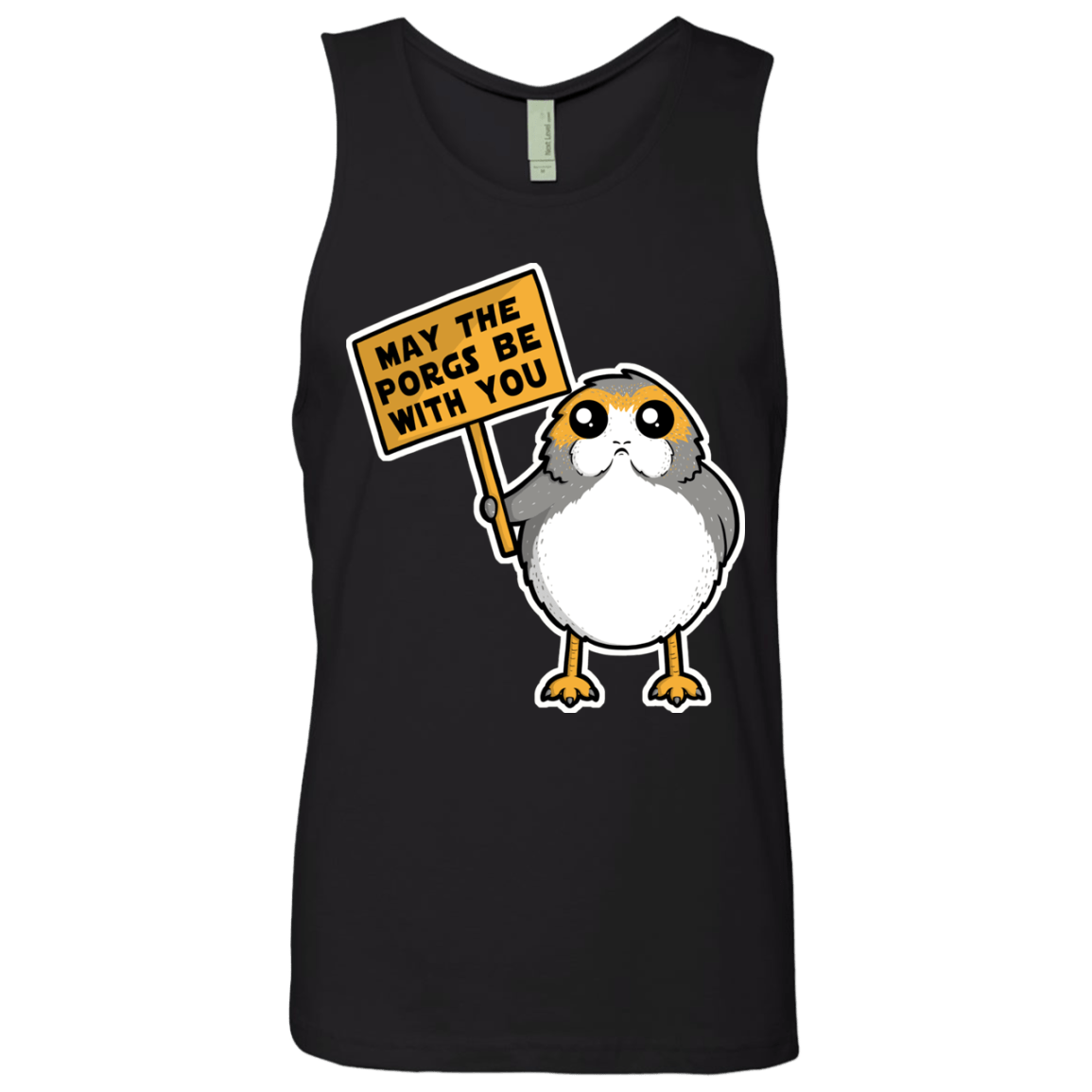 T-Shirts Black / Small May The Porgs Be With You Men's Premium Tank Top