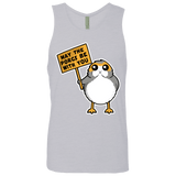T-Shirts Heather Grey / Small May The Porgs Be With You Men's Premium Tank Top