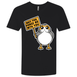 T-Shirts Black / X-Small May The Porgs Be With You Men's Premium V-Neck