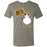 T-Shirts Venetian Grey / Small May The Porgs Be With You Men's Triblend T-Shirt