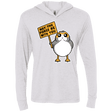 T-Shirts Heather White / X-Small May The Porgs Be With You Triblend Long Sleeve Hoodie Tee