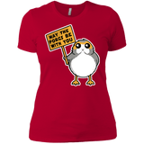 T-Shirts Red / X-Small May The Porgs Be With You Women's Premium T-Shirt