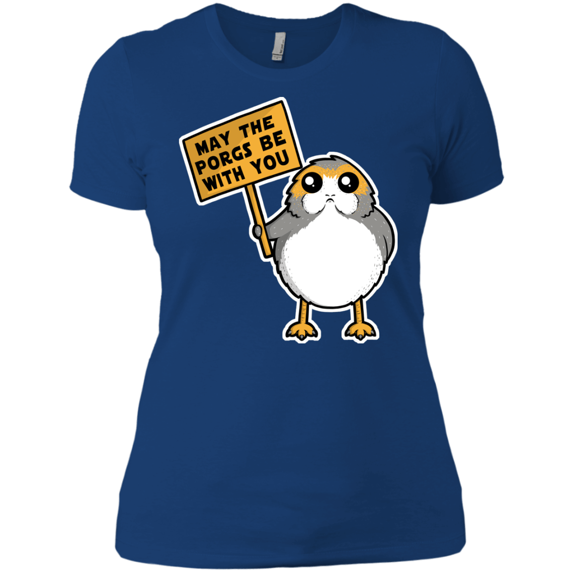 T-Shirts Royal / X-Small May The Porgs Be With You Women's Premium T-Shirt