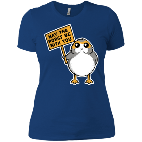 T-Shirts Royal / X-Small May The Porgs Be With You Women's Premium T-Shirt