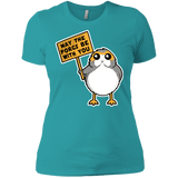 T-Shirts Tahiti Blue / X-Small May The Porgs Be With You Women's Premium T-Shirt