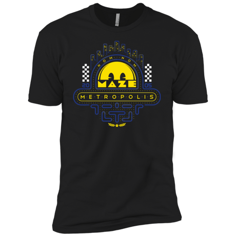 T-Shirts Black / YXS Maze Metropolis Boys Premium T-Shirt