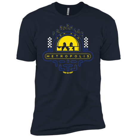 T-Shirts Midnight Navy / YXS Maze Metropolis Boys Premium T-Shirt