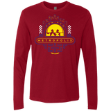 T-Shirts Cardinal / Small Maze Metropolis Men's Premium Long Sleeve