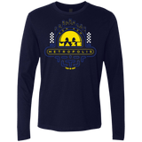 T-Shirts Midnight Navy / Small Maze Metropolis Men's Premium Long Sleeve