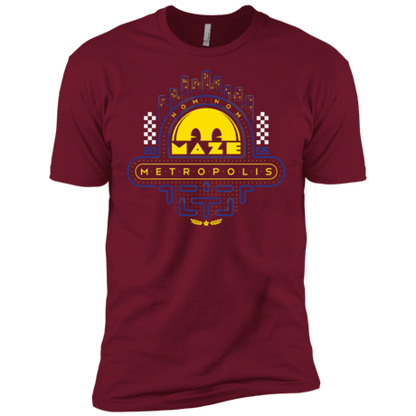 T-Shirts Cardinal / X-Small Maze Metropolis Men's Premium T-Shirt