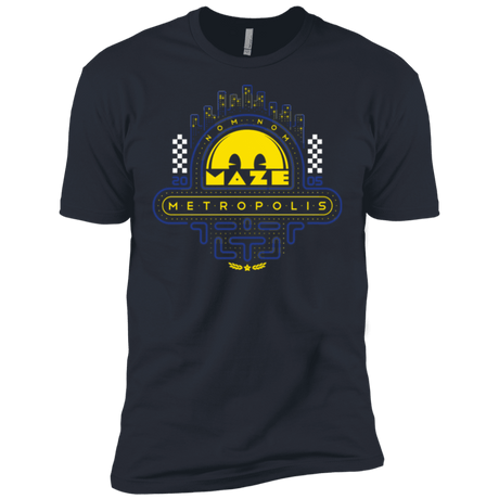 T-Shirts Indigo / X-Small Maze Metropolis Men's Premium T-Shirt