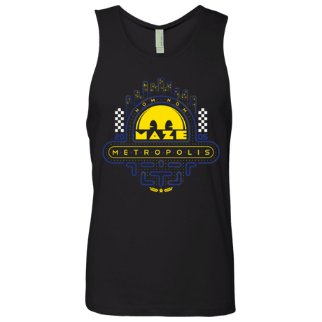T-Shirts Black / Small Maze Metropolis Men's Premium Tank Top