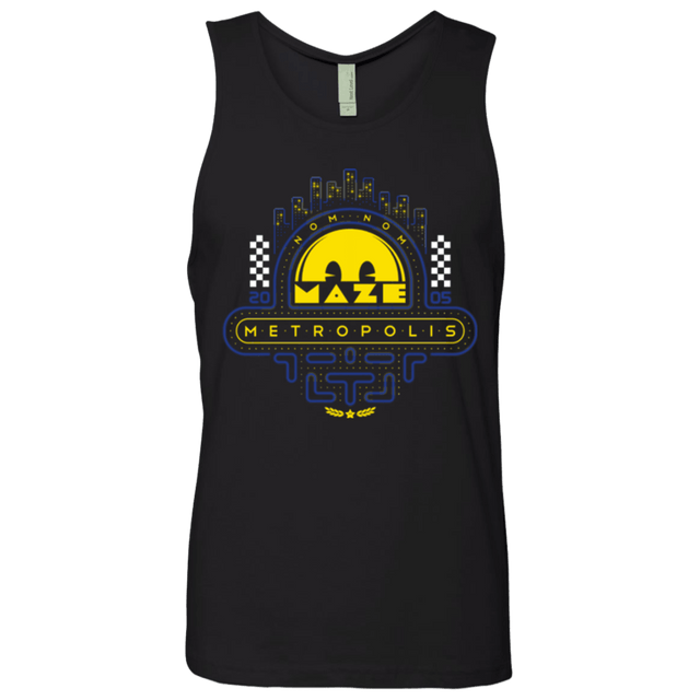 T-Shirts Black / Small Maze Metropolis Men's Premium Tank Top