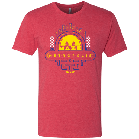 T-Shirts Vintage Red / Small Maze Metropolis Men's Triblend T-Shirt