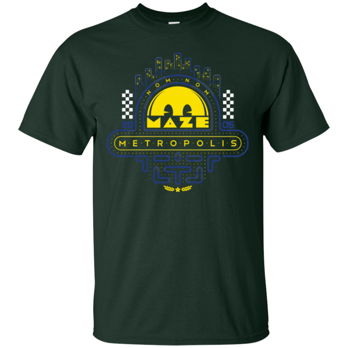 T-Shirts Forest Green / Small Maze Metropolis T-Shirt