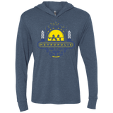 T-Shirts Indigo / X-Small Maze Metropolis Triblend Long Sleeve Hoodie Tee