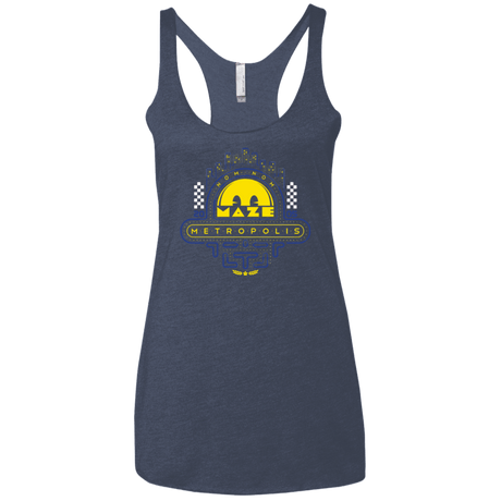 T-Shirts Vintage Navy / X-Small Maze Metropolis Women's Triblend Racerback Tank
