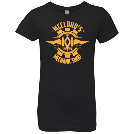 T-Shirts Black / YXS McCloud Mechanic Shop Girls Premium T-Shirt
