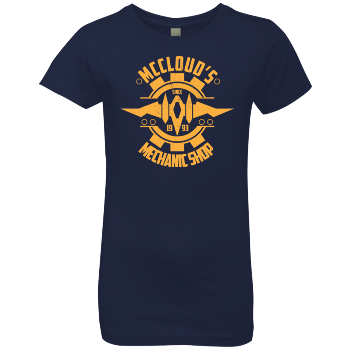 T-Shirts Midnight Navy / YXS McCloud Mechanic Shop Girls Premium T-Shirt