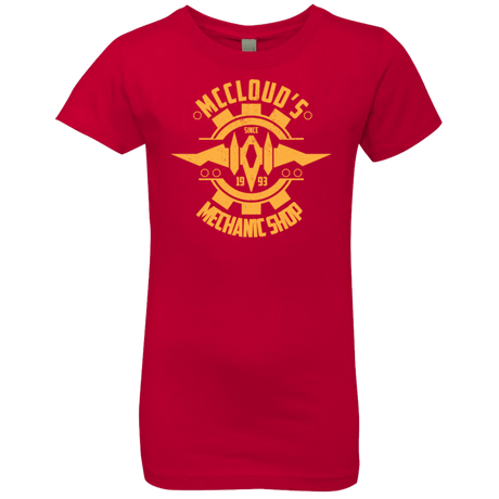 T-Shirts Red / YXS McCloud Mechanic Shop Girls Premium T-Shirt