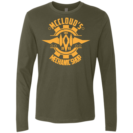 T-Shirts Military Green / Small McCloud Mechanic Shop Men's Premium Long Sleeve