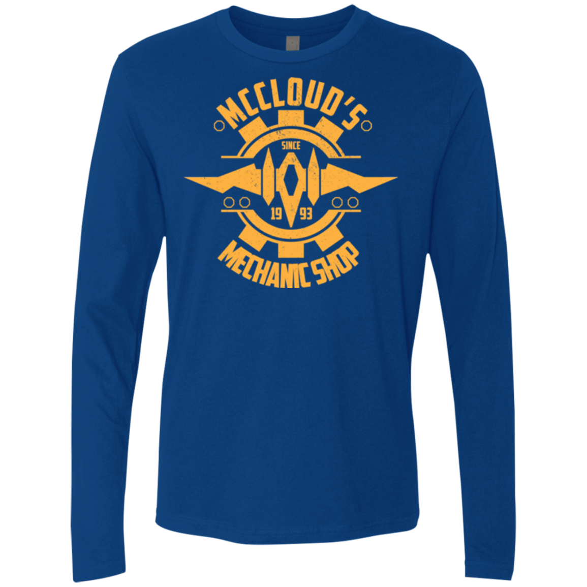 T-Shirts Royal / Small McCloud Mechanic Shop Men's Premium Long Sleeve