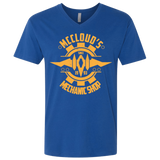 T-Shirts Royal / X-Small McCloud Mechanic Shop Men's Premium V-Neck