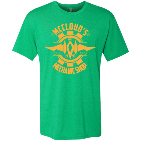 T-Shirts Envy / Small McCloud Mechanic Shop Men's Triblend T-Shirt