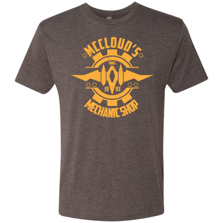 T-Shirts Macchiato / Small McCloud Mechanic Shop Men's Triblend T-Shirt