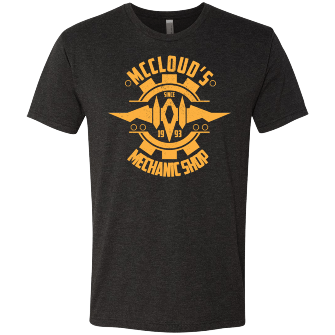 T-Shirts Vintage Black / Small McCloud Mechanic Shop Men's Triblend T-Shirt