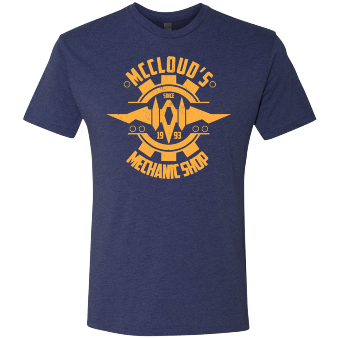 T-Shirts Vintage Navy / Small McCloud Mechanic Shop Men's Triblend T-Shirt