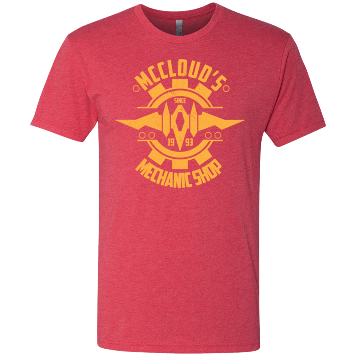 T-Shirts Vintage Red / Small McCloud Mechanic Shop Men's Triblend T-Shirt