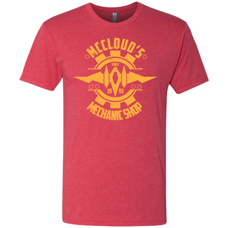 T-Shirts Vintage Red / Small McCloud Mechanic Shop Men's Triblend T-Shirt