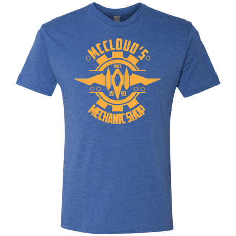 T-Shirts Vintage Royal / Small McCloud Mechanic Shop Men's Triblend T-Shirt