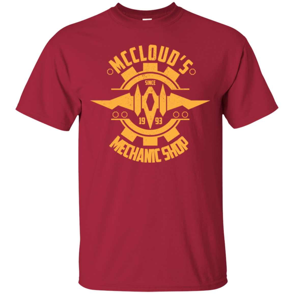 T-Shirts Cardinal / Small McCloud Mechanic Shop T-Shirt