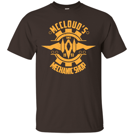 T-Shirts Dark Chocolate / Small McCloud Mechanic Shop T-Shirt