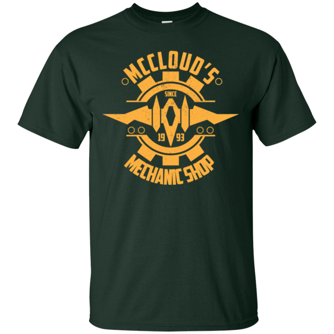 T-Shirts Forest Green / Small McCloud Mechanic Shop T-Shirt