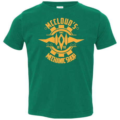 T-Shirts Kelly / 2T McCloud Mechanic Shop Toddler Premium T-Shirt