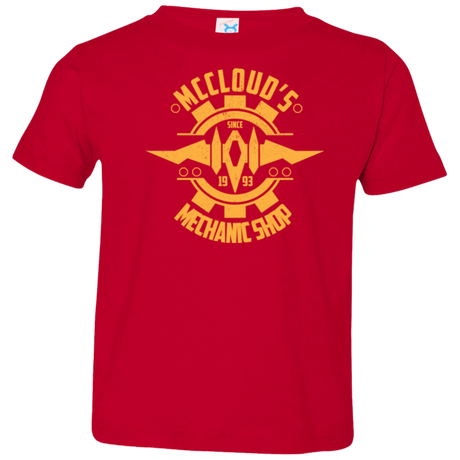 T-Shirts Red / 2T McCloud Mechanic Shop Toddler Premium T-Shirt