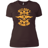 T-Shirts Dark Chocolate / X-Small McCloud Mechanic Shop Women's Premium T-Shirt