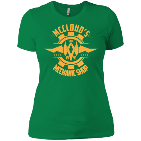 T-Shirts Kelly Green / X-Small McCloud Mechanic Shop Women's Premium T-Shirt