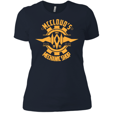 T-Shirts Midnight Navy / X-Small McCloud Mechanic Shop Women's Premium T-Shirt